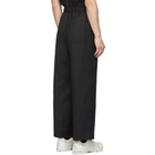 Etudes Black Wool Alpine Trousers