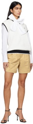 KIMHĒKIM White V-Neck Vest