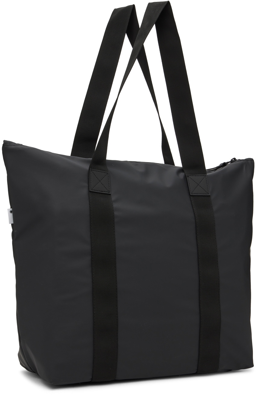 RAINS Black Rush Tote