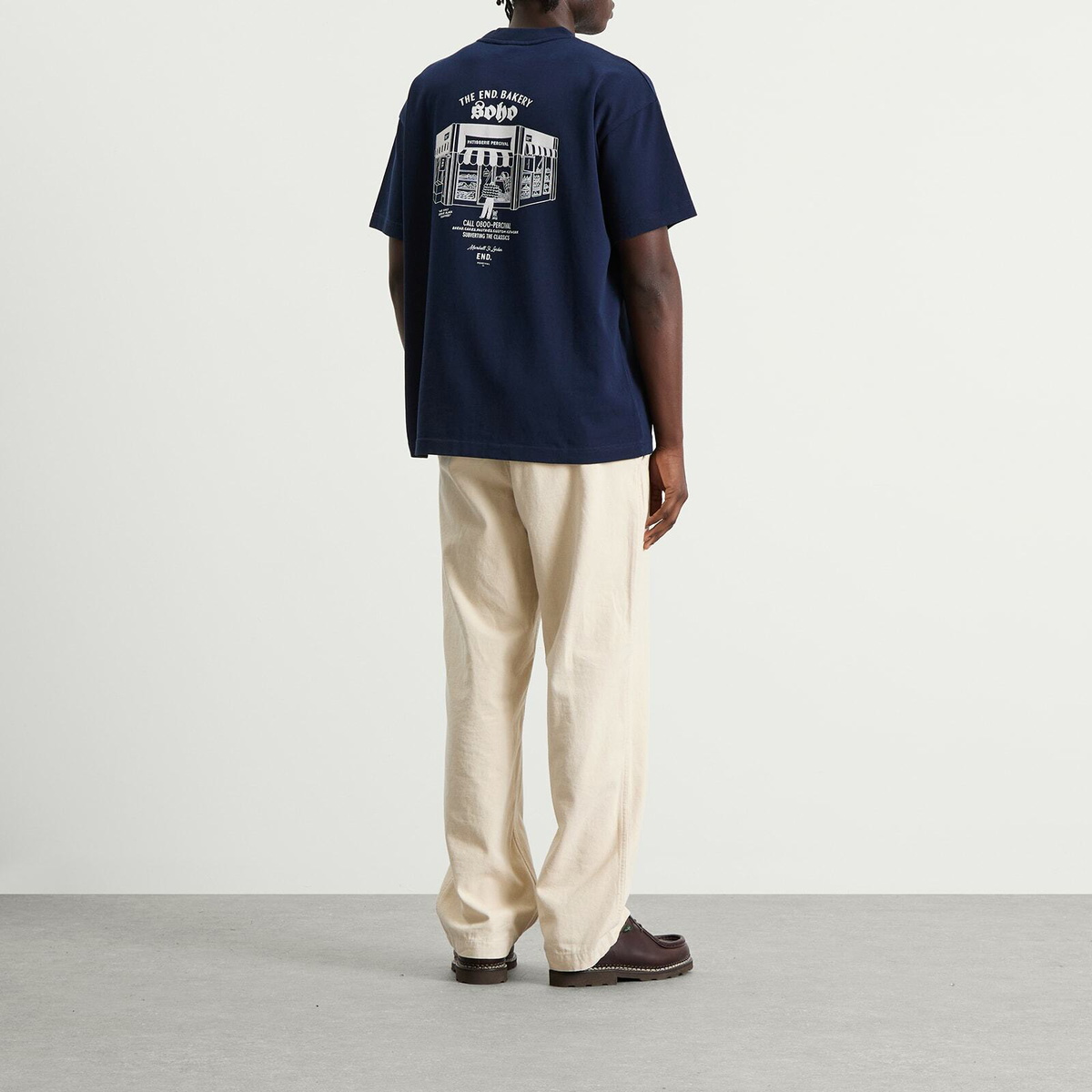 Percival Men's Patisserie T-Shirt - Presented by END. in Navy
