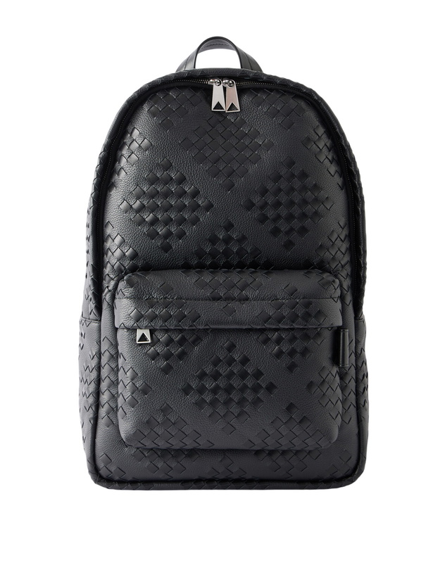 Photo: Bottega Veneta - Diamonds Dover Classic Intrecciato Leather Backpack