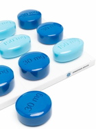 Jonathan Adler Blue Pill Motif Tic-Tac-Toe Set