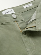 FRAME - L'Homme Slim-Fit Stretch Lyocell-Blend Trousers - Green