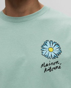 Maison Kitsune Floating Flower Comfort Tee Shirt Blue - Mens - Shortsleeves