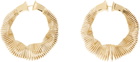 ALAÏA Square Spiral Small Hoop Earrings