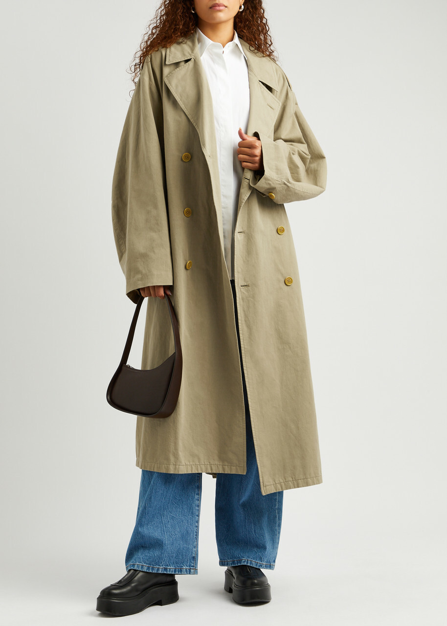 The Row Montrose Cotton-blend Trench Coat Beige The Row