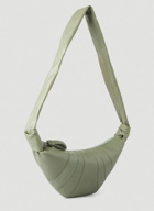 Croissant Small Shoulder Bag in Green