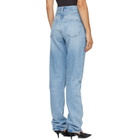 AGOLDE Blue 90's Mid Rise Straight Jeans