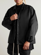 FEAR OF GOD ESSENTIALS - Logo-Appliquéd Shell Coach Jacket - Black