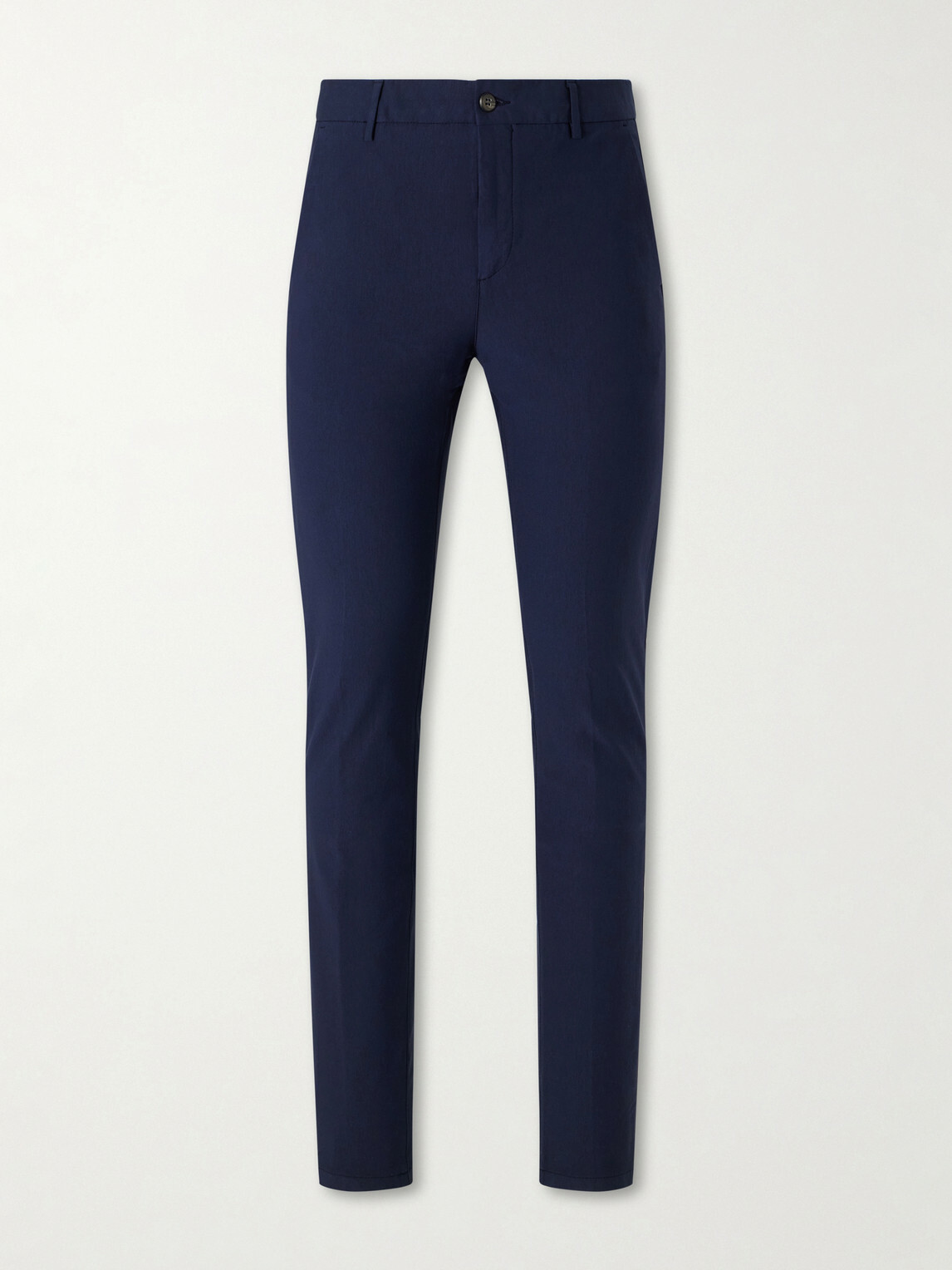 Eleventy - Straight-Leg Cotton-Blend Twill Chino - Blue