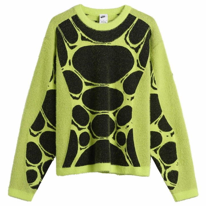 Photo: Nike Men's Project F.R.O.G. Jelly Cage Sweatshirt in Black/Cream/Volt Ice