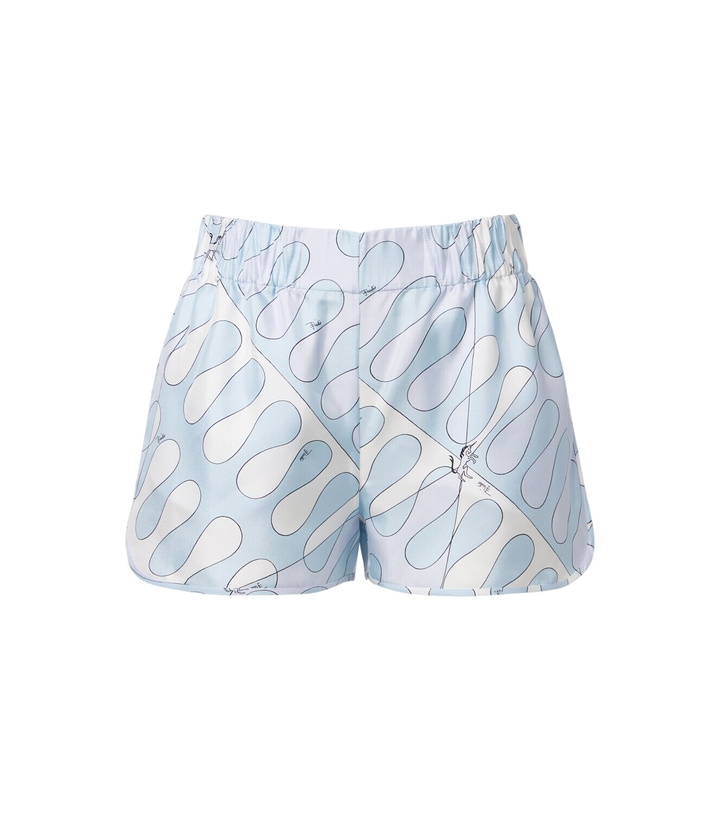 Photo: Pucci Leocorno silk twill shorts