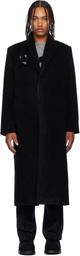 HELIOT EMIL Black Titan Wool Coat
