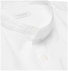 Sunspel - Grandad-Collar Cotton-Poplin Shirt - Men - White