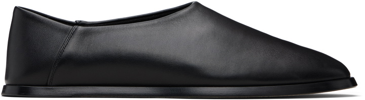 Photo: Fear of God Black Slip On Loafers