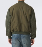 Junya Watanabe Paneled cotton and technical bomber jacket