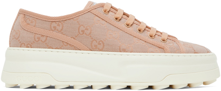 Photo: Gucci Pink GG Sneakers