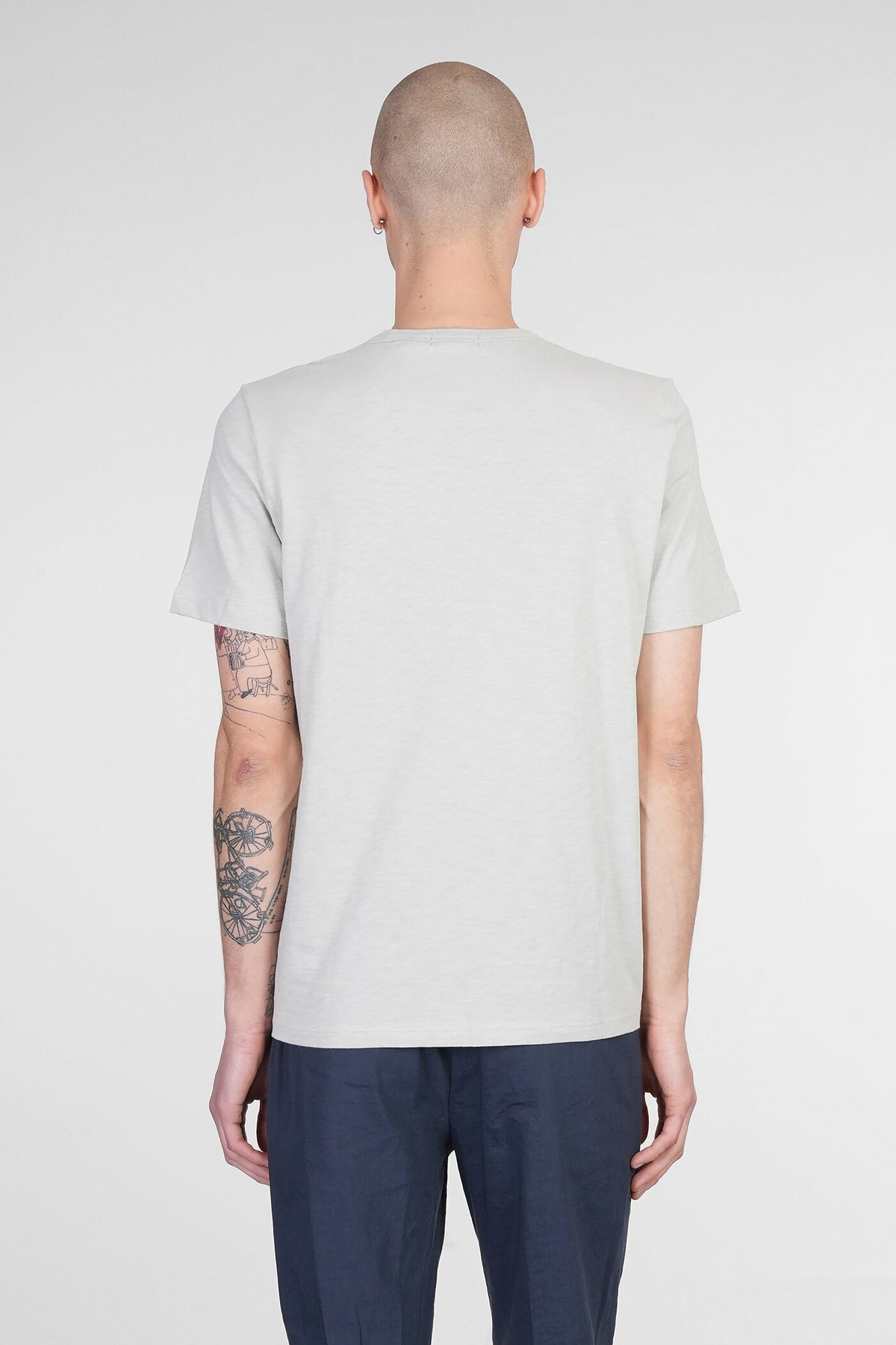 Theory T-shirt In Grey Cotton