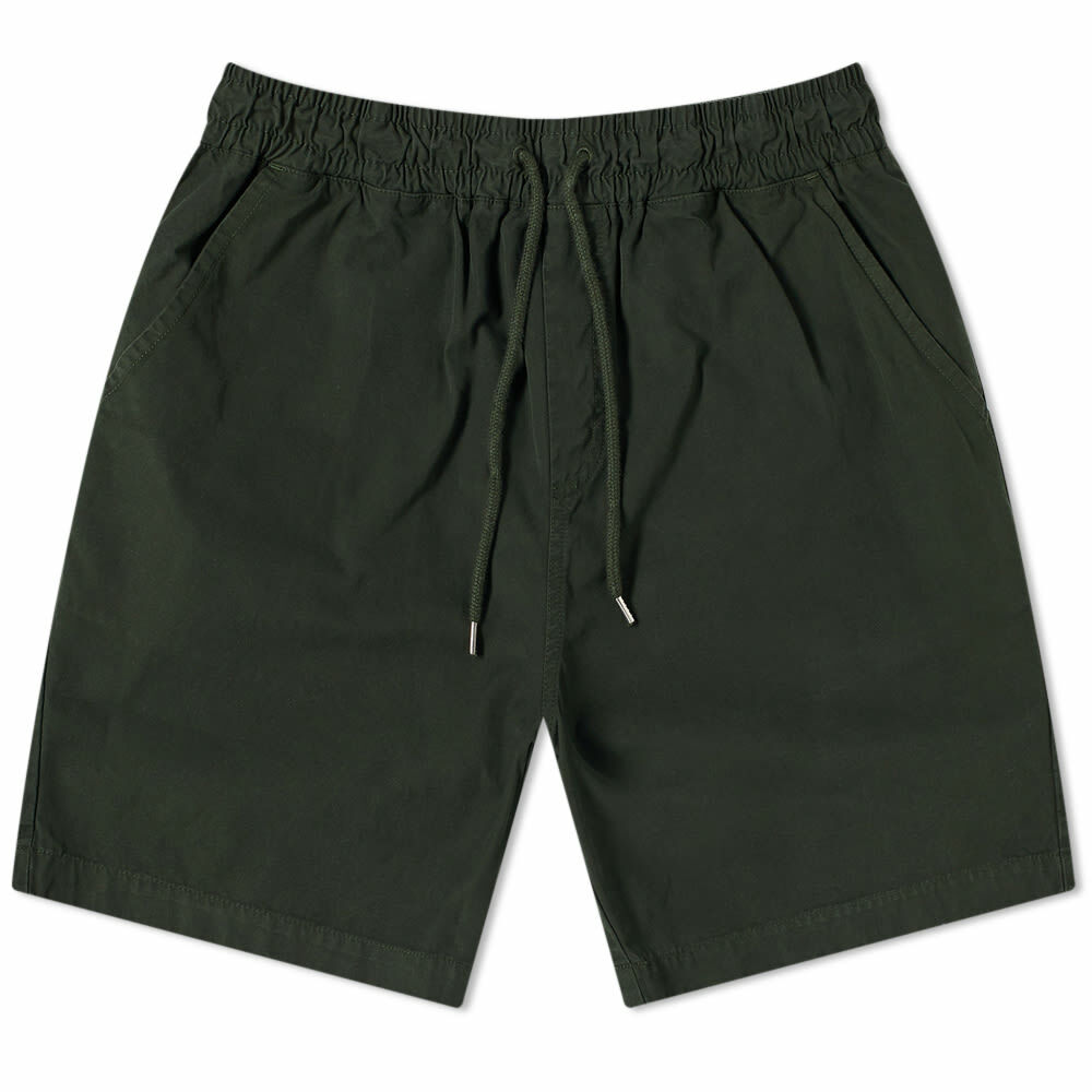 Colorful Standard Men's Classic Organic Twill Shorts in Hunter Green
