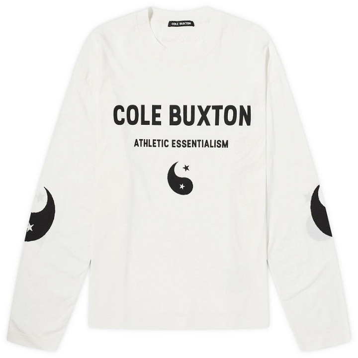Photo: Cole Buxton Men's Yingyang Long Sleeve T-Shirt in Vintage White