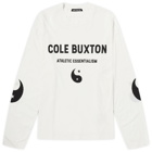 Cole Buxton Men's Yingyang Long Sleeve T-Shirt in Vintage White
