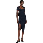 Vivienne Westwood Black Long Monday Pulling Midi Dress