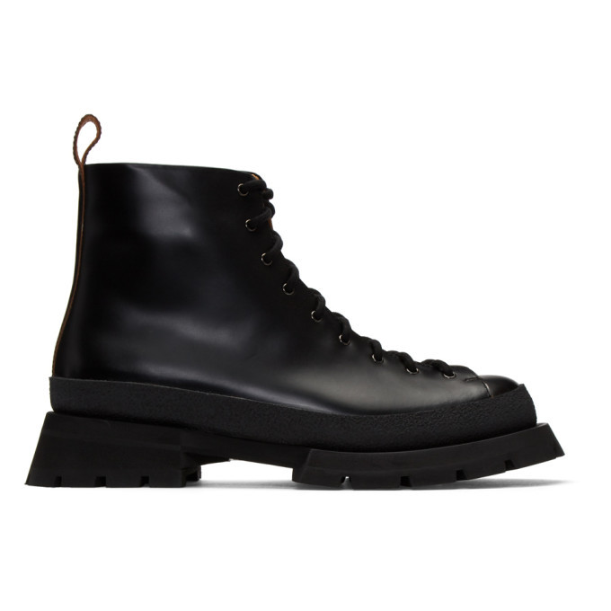Jil Sander Black Antick Ankle Boots Jil Sander