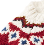 Moncler - Fair Isle Wool-Blend Sweater - Men - Off-white