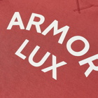 Armor-Lux Men's Organic Logo Crew Sweat in Manganese