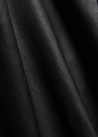 Stouls Cherry Halterneck Stretch-leather top Black