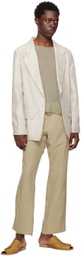 Gabriela Coll Garments Khaki No.223 Long Sleeve T-Shirt