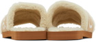 Chloé Tan Woody Flat Mules