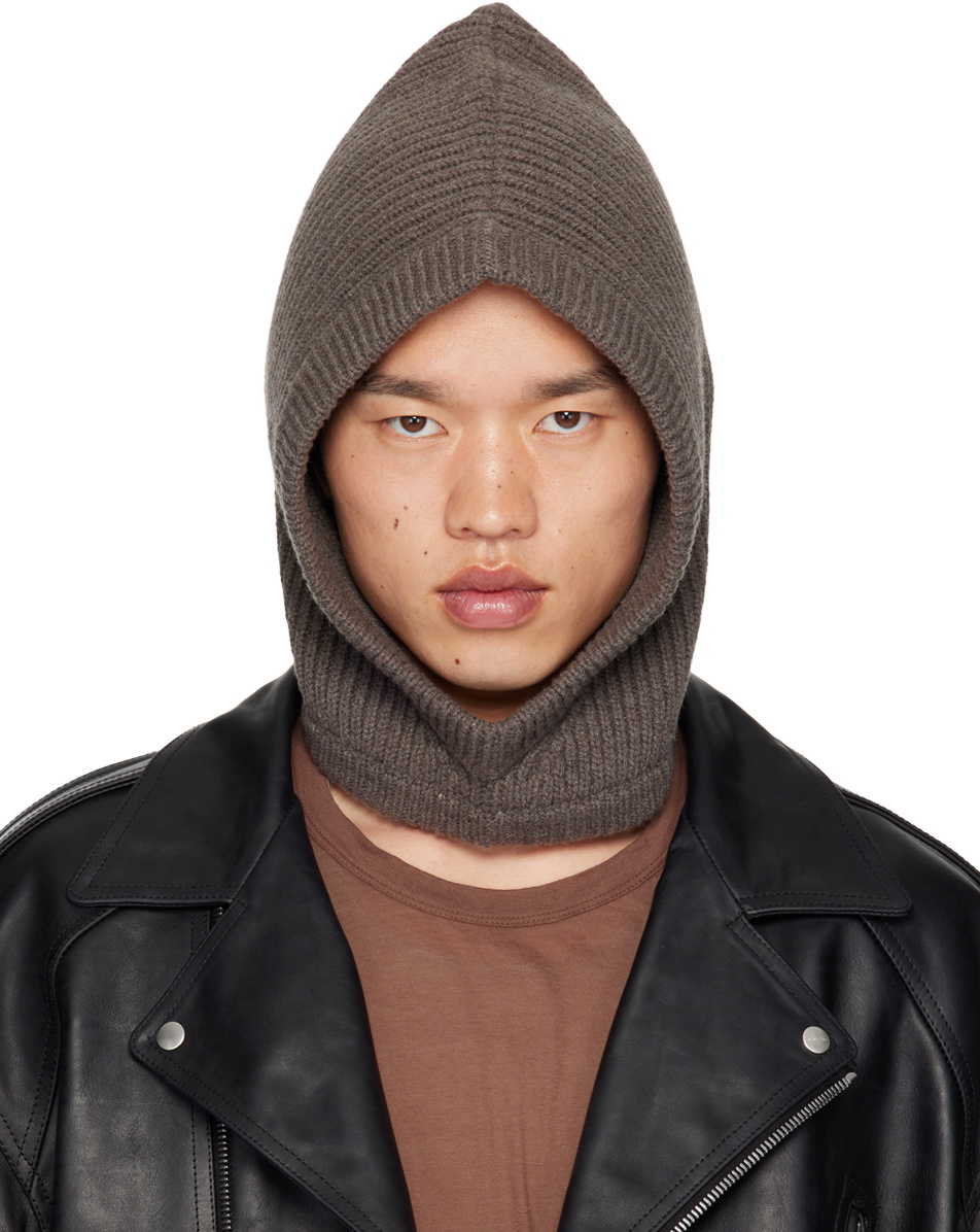 Rick Owens Gray Porterville Hood Rick Owens