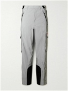 Palm Angels - Webbing-Trimmed Reflective Shell Cargo Trousers - Gray
