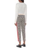 Stella McCartney - Cropped intarsia knit trackpants