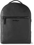 Salvatore Ferregamo - Firenze Logo-Appliquéd Leather Backpack