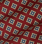 E.MARINELLA - 8.5cm 1949 Archive Printed Silk-Twill Tie - Red