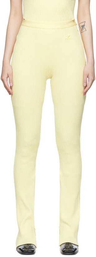 Photo: Courrèges Yellow Viscose Lounge Pants