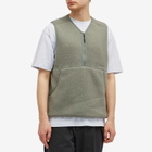 Snow Peak Men's Thermal Boa Fleece Vest in Grey