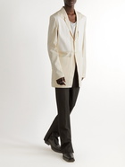 Rick Owens - Two-Tone Cotton-Drill Blazer - Neutrals