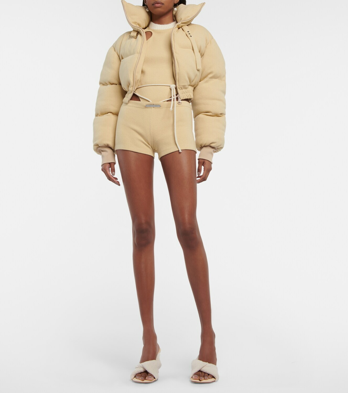 Didu Cutout fleece bodysuit Didu