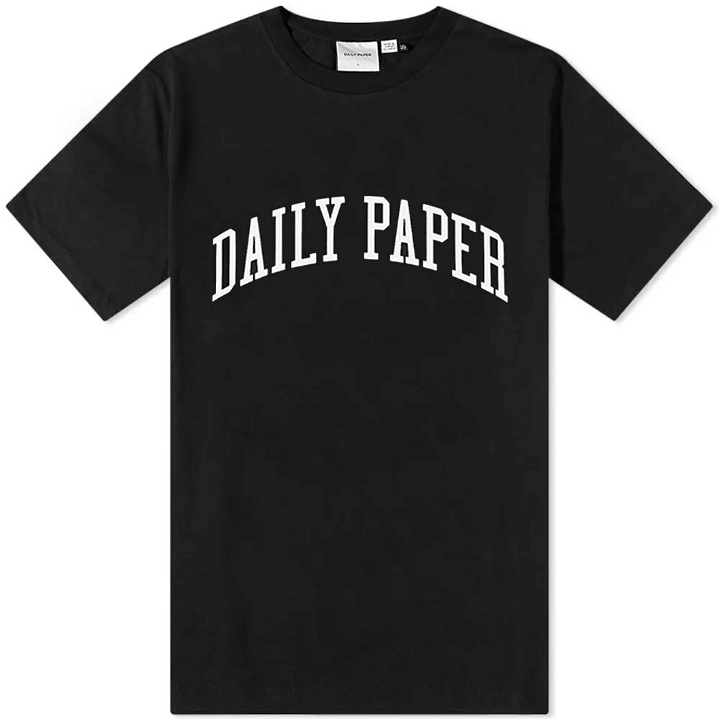 Photo: Daily Paper Men's Arch Logo T-Shirt in Black