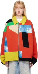 The Elder Statesman SSENSE XX Multicolor Patchwork Cashmere Jacket