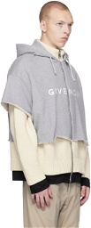 Givenchy Beige Layered Hoodie