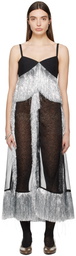 Nicklas Skovgaard Black & Silver Adyson Maxi Dress