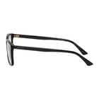 Gucci Black Rectangular Glasses