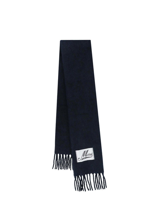 Photo: Marni   Scarf Blue   Mens