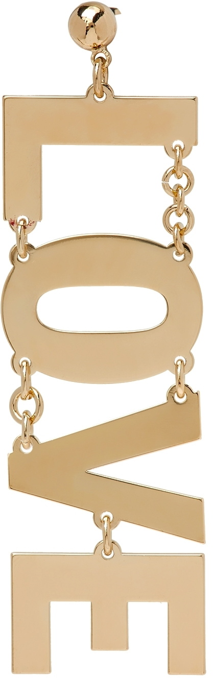 Honey Fucking Dijon Gold 'Love' Single Earring