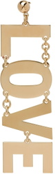 Honey Fucking Dijon Gold 'Love' Single Earring