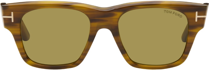 Photo: TOM FORD Brown Caine Sunglasses